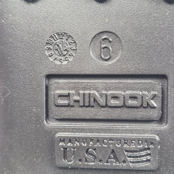 Chinook Women's Purple Plaid Rain Boots US Size 6 Made In USA NWOT - Picture 10 of 10